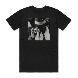 Jay-Z Reasonable Doubt Album Cover T-Shirt Black Jay-Z Reasonable Doubt Album Cover T-Shirt Black