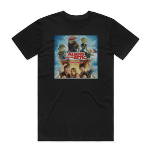 John Debney Aliens In The Attic Album Cover T-Shirt Black John Debney Aliens In The Attic Album Cover T-Shirt Black