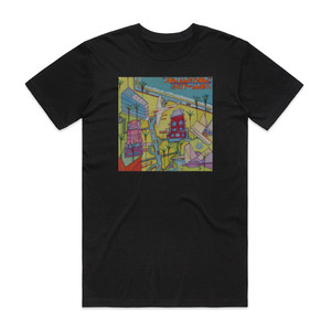 Jon Anderson In The City Of Angels Album Cover T-Shirt Black Jon Anderson In The City Of Angels Album Cover T-Shirt Black
