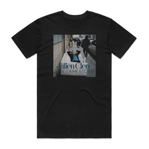 Julien Clerc Je Taime Etc Album Cover T-Shirt Black