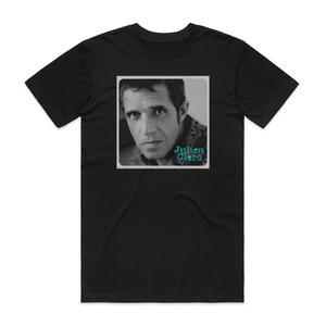 Julien Clerc Double Enfance Album Cover T-Shirt Black Julien Clerc Double Enfance Album Cover T-Shirt Black