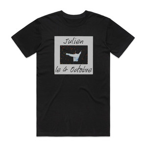 Julien Clerc Le 4 Octobre Album Cover T-Shirt Black