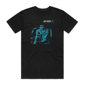 Jim Croce Jim Croce Live The Final Tour Album Cover T-Shirt Black Jim Croce Jim Croce Live The Final Tour Album Cover T-Shirt Black