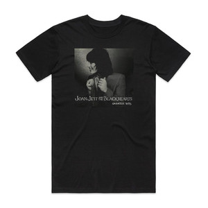 Joan Jett and The Blackhearts Great Hits Album Cover T-Shirt Black
