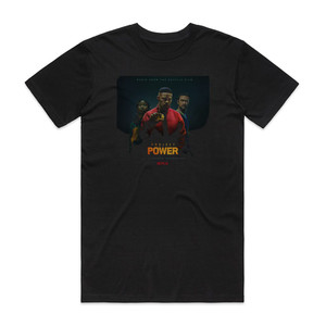 Joseph Trapanese Project Power Album Cover T-Shirt Black Joseph Trapanese Project Power Album Cover T-Shirt Black