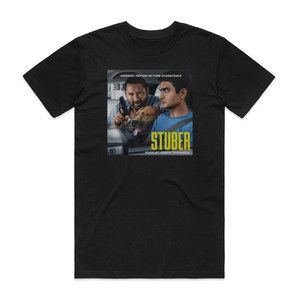 Joseph Trapanese Stuber Album Cover T-Shirt Black Joseph Trapanese Stuber Album Cover T-Shirt Black