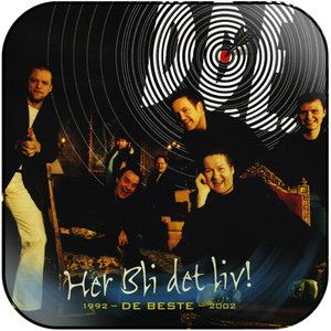 DDE Her Bli Det Liv De Beste 1992 2002 Album Cover Sticker DDE Her Bli Det Liv De Beste 1992 2002 Album Cover Sticker