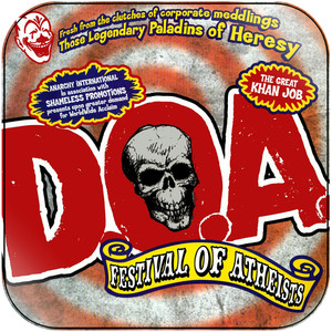 DOA Festival Of Atheists Album Cover Sticker DOA Festival Of Atheists Album Cover Sticker
