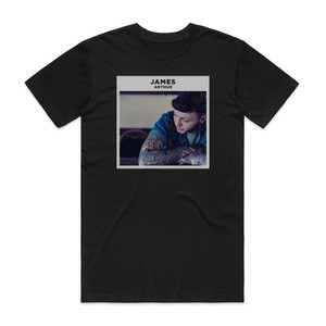 James Arthur James Arthur Album Cover T-Shirt Black James Arthur James Arthur Album Cover T-Shirt Black