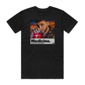 James Arthur Medicine 2 Album Cover T-Shirt Black James Arthur Medicine 2 Album Cover T-Shirt Black