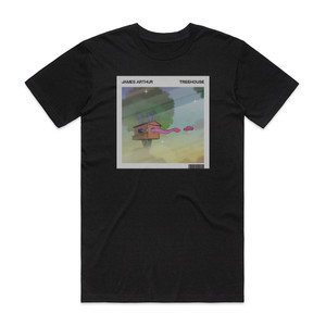 James Arthur Treehouse 1 Album Cover T-Shirt Black James Arthur Treehouse 1 Album Cover T-Shirt Black