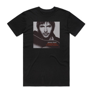 James Blunt Chasing Time The Bedlam Sessions 1 Album Cover T-Shirt Black James Blunt Chasing Time The Bedlam Sessions 1 Album Cover T-Shirt Black
