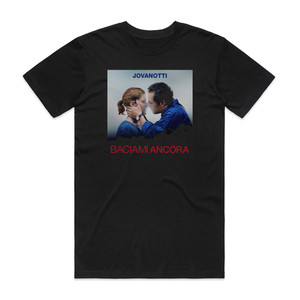 Jovanotti Baciami Ancora Album Cover T-Shirt Black Jovanotti Baciami Ancora Album Cover T-Shirt Black