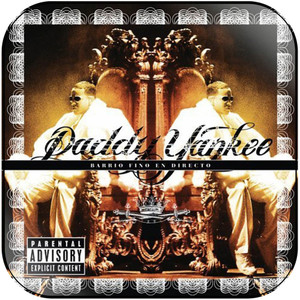 Daddy Yankee Barrio Fino En Directo Album Cover Sticker