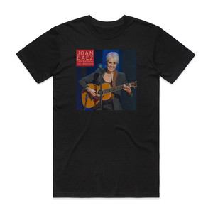 Joan Baez 75Th Birthday Celebration Album Cover T-Shirt Black Joan Baez 75Th Birthday Celebration Album Cover T-Shirt Black