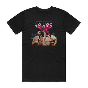James Horner 48 Hrs Album Cover T-Shirt Black James Horner 48 Hrs Album Cover T-Shirt Black