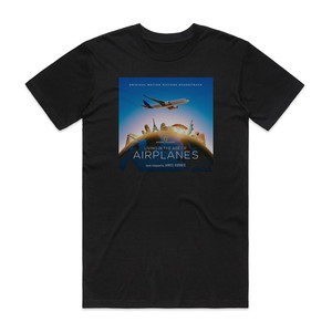 James Horner Living In The Age Of Airplanes Album Cover T-Shirt Black James Horner Living In The Age Of Airplanes Album Cover T-Shirt Black