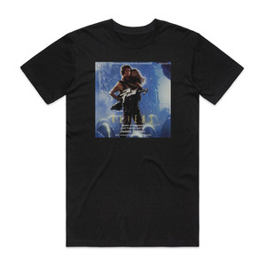 James Horner Aliens Album Cover T-Shirt Black James Horner Aliens Album Cover T-Shirt Black