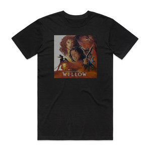 James Horner Willow Album Cover T-Shirt Black James Horner Willow Album Cover T-Shirt Black