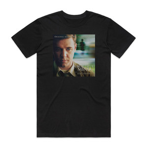 James Horner A Beautiful Mind Album Cover T-Shirt Black James Horner A Beautiful Mind Album Cover T-Shirt Black