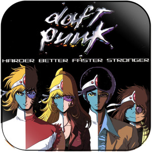Daft Punk Harder Better Faster Stronger-3 Album Cover Sticker Daft Punk Harder Better Faster Stronger-3 Album Cover Sticker