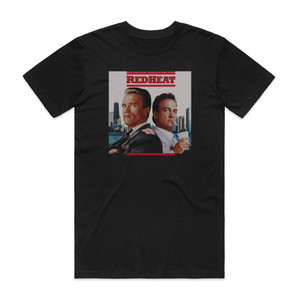 James Horner Red Heat Album Cover T-Shirt Black James Horner Red Heat Album Cover T-Shirt Black