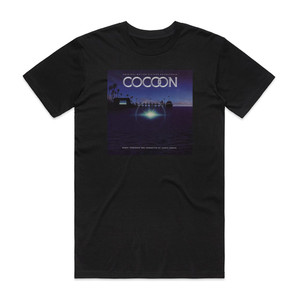 James Horner Cocoon Album Cover T-Shirt Black James Horner Cocoon Album Cover T-Shirt Black