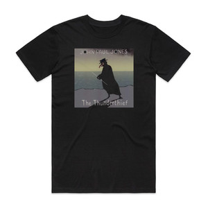 John Paul Jones The Thunderthief Album Cover T-Shirt Black John Paul Jones The Thunderthief Album Cover T-Shirt Black