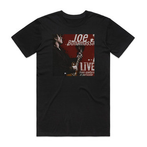 Joe Bonamassa Live From Nowhere In Particular Album Cover T-Shirt Black