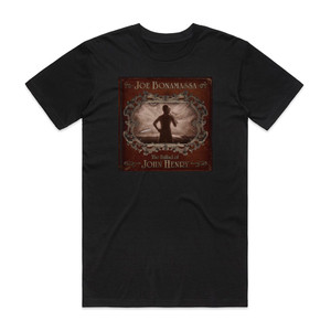 Joe Bonamassa The Ballad Of John Henry Album Cover T-Shirt Black Joe Bonamassa The Ballad Of John Henry Album Cover T-Shirt Black
