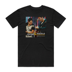 Jorge and Mateus O Mundo To Pequeno Album Cover T-Shirt Black