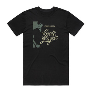 Jeroen van der Boom Grote Liefde Album Cover T-Shirt Black