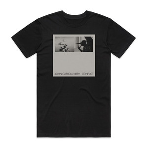 John Carroll Kirby Conflict Album Cover T-Shirt Black