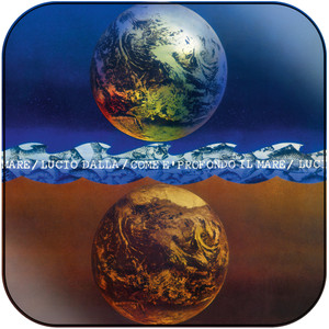 Lucio Dalla Come Profondo Il Mare Album Cover Sticker Lucio Dalla Come Profondo Il Mare Album Cover Sticker
