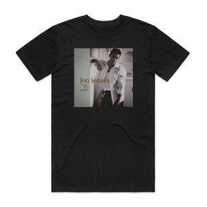 Jon Secada Heart Soul And A Voice Album Cover T-Shirt Black Jon Secada Heart Soul And A Voice Album Cover T-Shirt Black