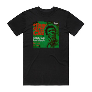 Jimmy Cliff Wonderful World Beautiful People Album Cover T-Shirt Black Jimmy Cliff Wonderful World Beautiful People Album Cover T-Shirt Black