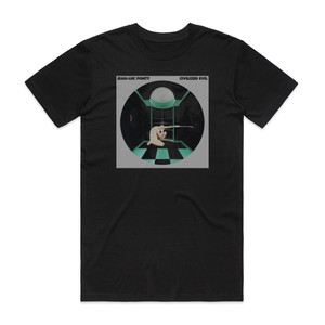 Jean-Luc Ponty Civilized Evil Album Cover T-Shirt Black Jean-Luc Ponty Civilized Evil Album Cover T-Shirt Black