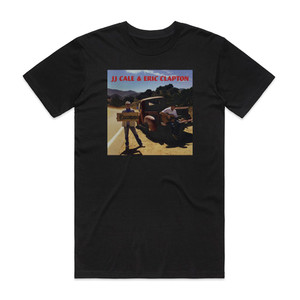 JJ Cale The Road To Escondido Album Cover T-Shirt Black JJ Cale The Road To Escondido Album Cover T-Shirt Black