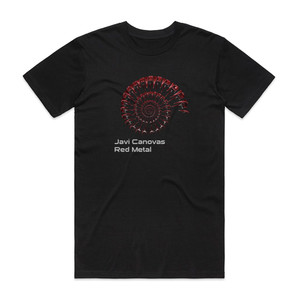 Javi Canovas Red Metal Album Cover T-Shirt Black Javi Canovas Red Metal Album Cover T-Shirt Black