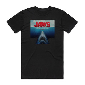 John Williams Jaws Album Cover T-Shirt Black
