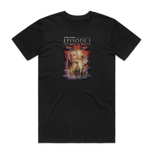 John Williams Star Wars Episode I The Phantom Menace Album Cover T-Shirt Black