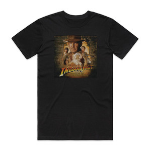 John Williams Indiana Jones And The Kingdom Of The Crystal Skull Album Cover T-Shirt Black