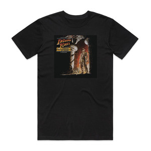 John Williams Indiana Jones And The Temple Of Doom Album Cover T-Shirt Black