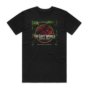 John Williams The Lost World Jurassic Park Album Cover T-Shirt Black