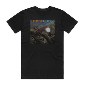 Joe Walsh The Best Of Joe Walsh Album Cover T-Shirt Black Joe Walsh The Best Of Joe Walsh Album Cover T-Shirt Black