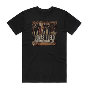 Jonas Fjeld Western Harmonies Album Cover T-Shirt Black Jonas Fjeld Western Harmonies Album Cover T-Shirt Black