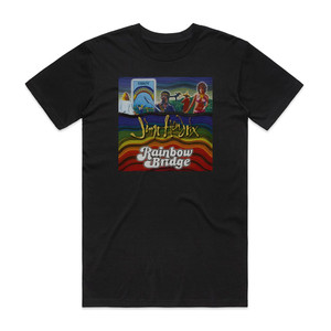 Jimi Hendrix Rainbow Bridge 1 Album Cover T-Shirt Black