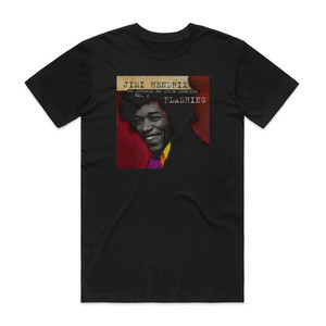 Jimi Hendrix The Authentic Ppx Studio Recordings Volume 2 Flashing Album Cover T-Shirt Black