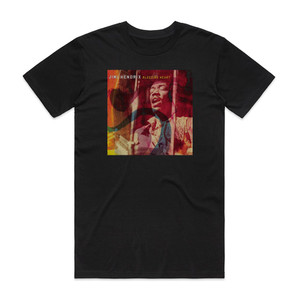 Jimi Hendrix Bleeding Heart Album Cover T-Shirt Black Jimi Hendrix Bleeding Heart Album Cover T-Shirt Black