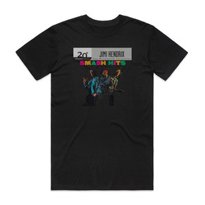 Jimi Hendrix 20Th Century Masters The Millennium Collection The Best Of J Album Cover T-Shirt Black Jimi Hendrix 20Th Century Masters The Millennium Collection The Best Of J Album Cover T-Shirt Black